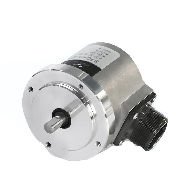 S70 outer dia 70mm, shaft 8mm, 23040ppr line driver output solid shaft rotary encoder DC5-30V incremental