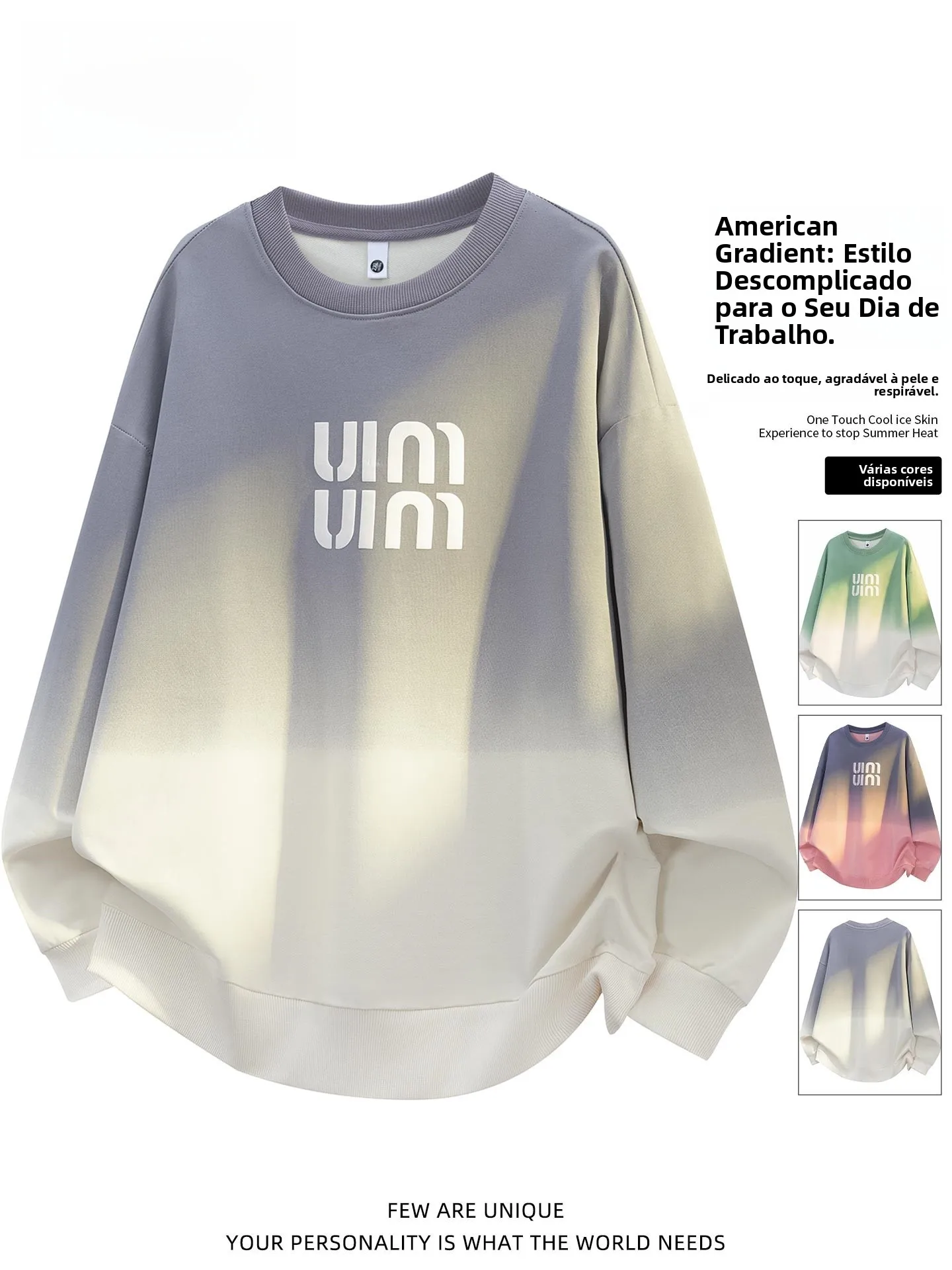Mole Masculino TUCANO com Cores em adiente, Manga Longa, Estilo Casual Americano, Versátil para Primavera e Outono, Cort...