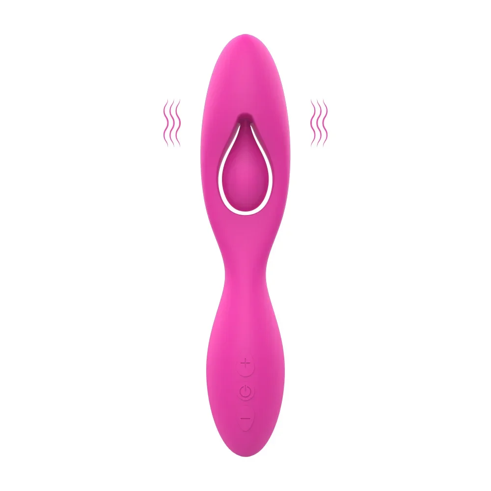 31062-e50399.png Liquid Silicone Vibrator Powerful Dual 10 Vibration G-Spot Female Dildo Vagina Clitoris Couple Bendable Wearable Couple Sex Toys - Image 1