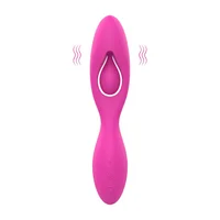 Liquid Silicone Vibrator Powerful Dual 10 Vibration G-Spot Female Dildo Vagina Clitoris Couple Bendable Wearable Couple Sex Toys
