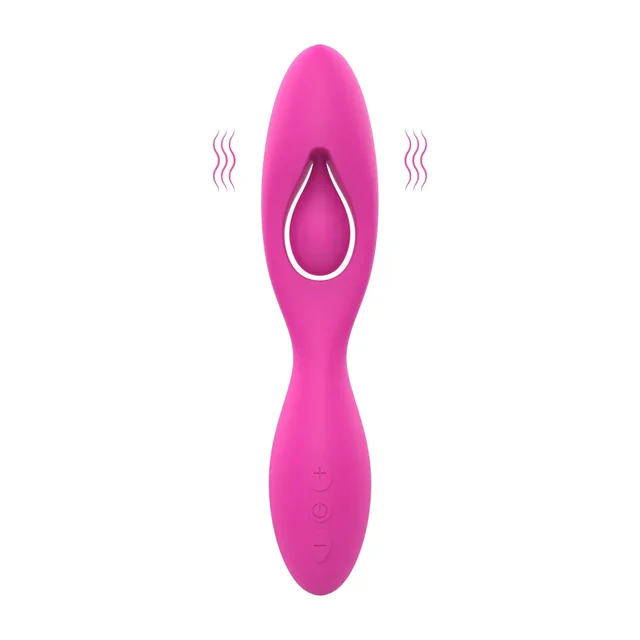 Liquid Silicone Vibrator Powerful Dual 10 Vibration G-Spot Female Dildo Vagina Clitoris Couple Bendable Wearable Couple Sex Toys