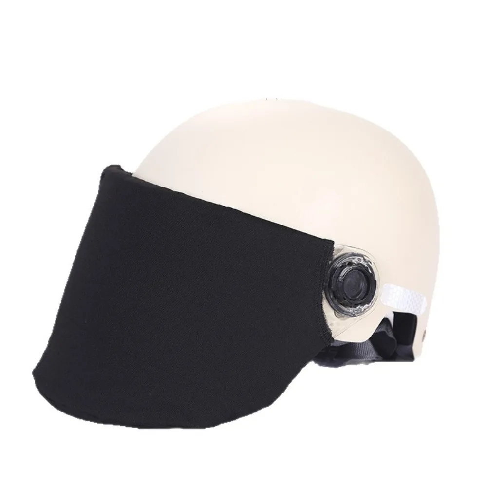 Polyester fiber Helmet Lens Cover Anti Glare Sun Protection Rider Lens Sleeve Flexible Fabric Dust Proof Visor Protector