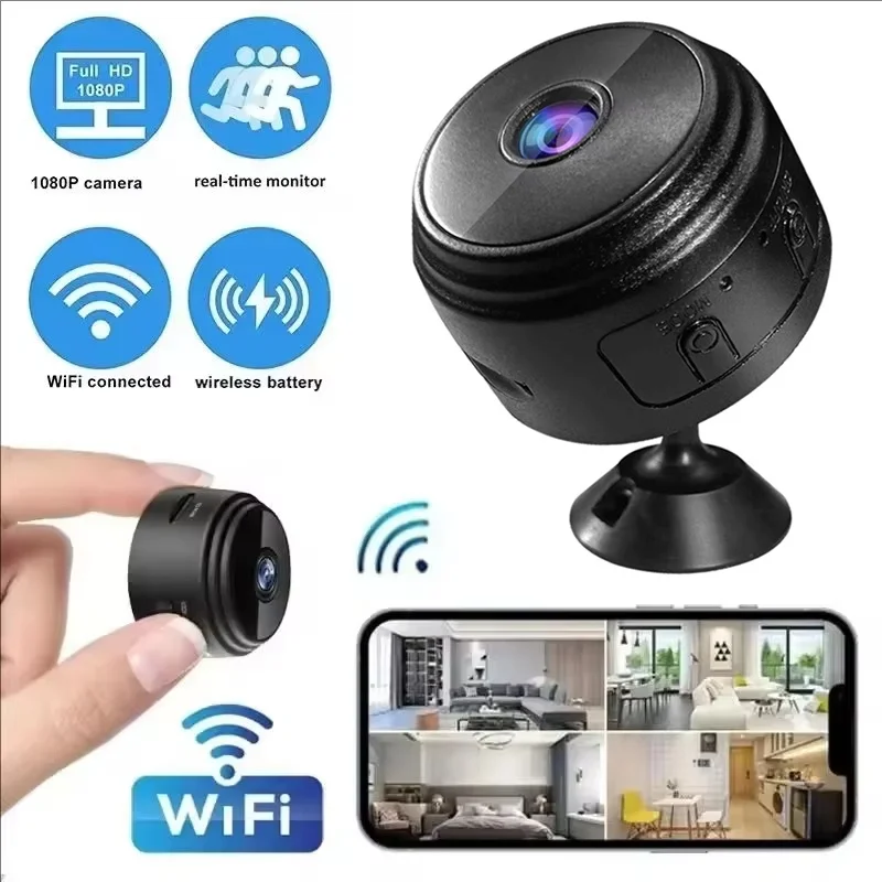 A9 Mini Cameras 1080P WiFi Smart Monitor Surveillance Cameras Sensor Camcorder Web Video Home Safety Wireless Monitoring Camera