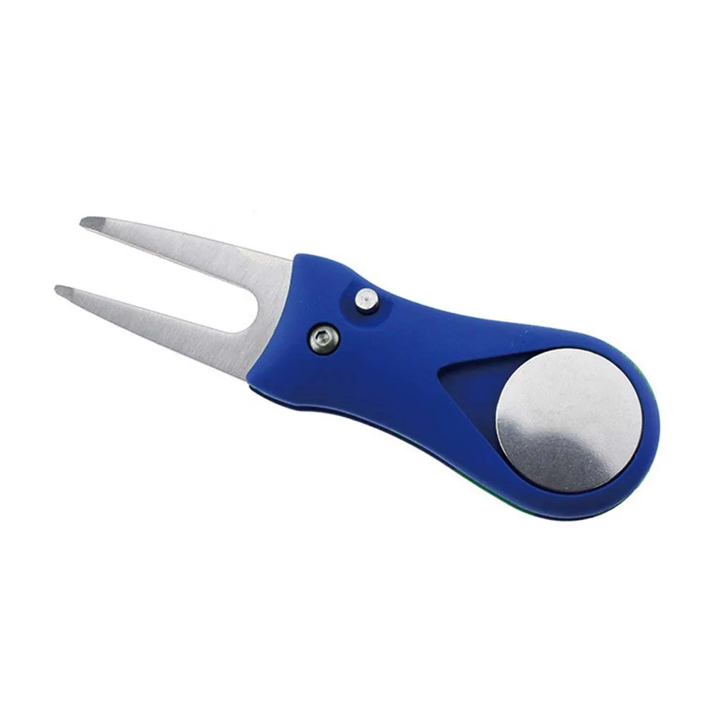 

Plastic Divot Tool for Golfers Smooth Durable Golf Course Accessories Foldable Stainless Steel Divot Tool Lawn Care Golfs Supply