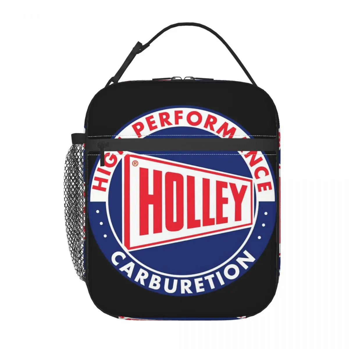 

Holley High Performance Carburetion Logo Insulated Lunch Bag Tote Food Handbag