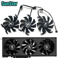 NEW 75MM RX 6600XT 6500XT T128015SM GPU Cooling Fan For XFX Speedster BLACK MERC RX 6600XT 6650XT Graphics Card Cooler Fan