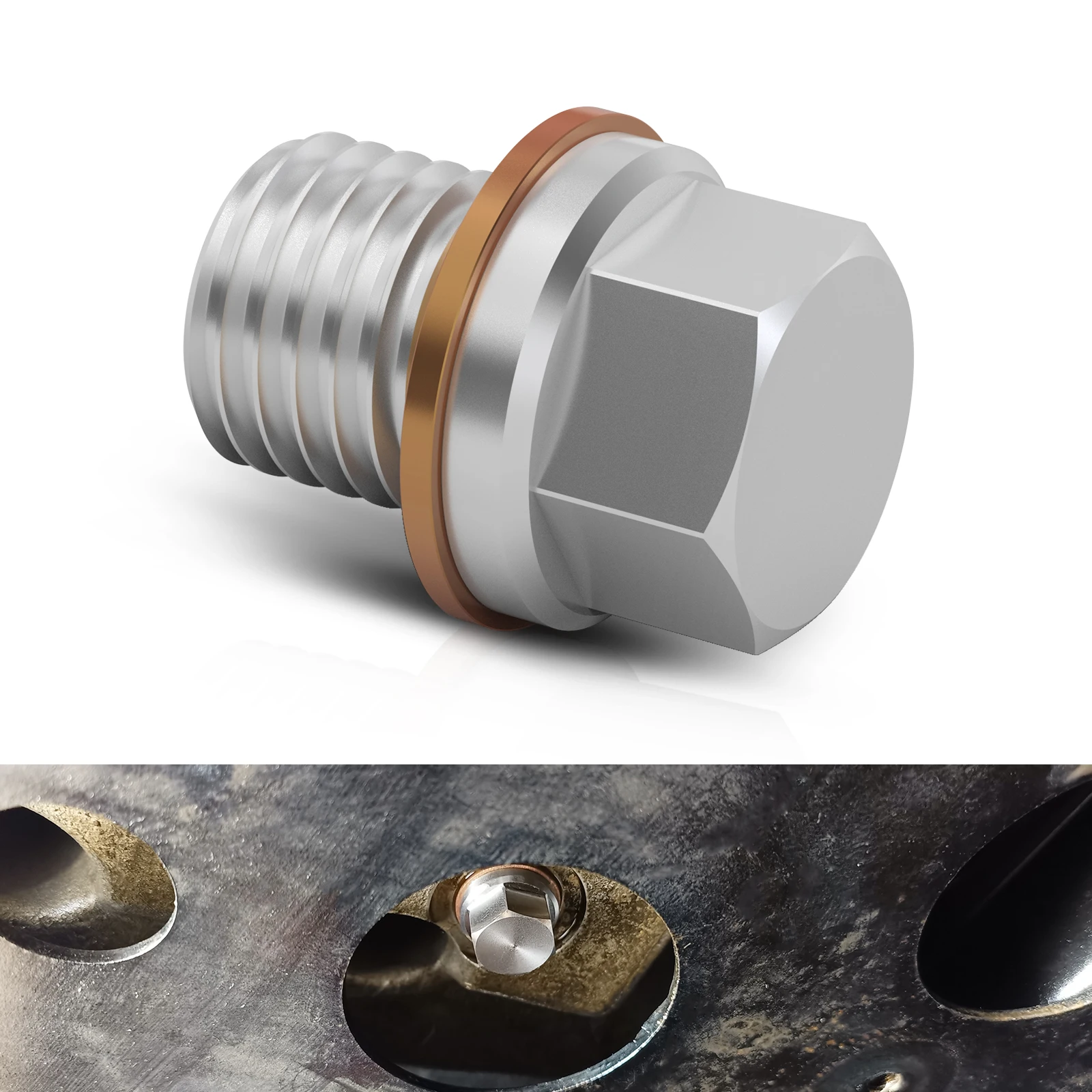 

Магнитная сливная пробка и шайба NICECNC M12X1,5 для двигателя Sportsman 850 UTV ATV для Polaris RZR 800 900 XP 1000 EPS Ranger