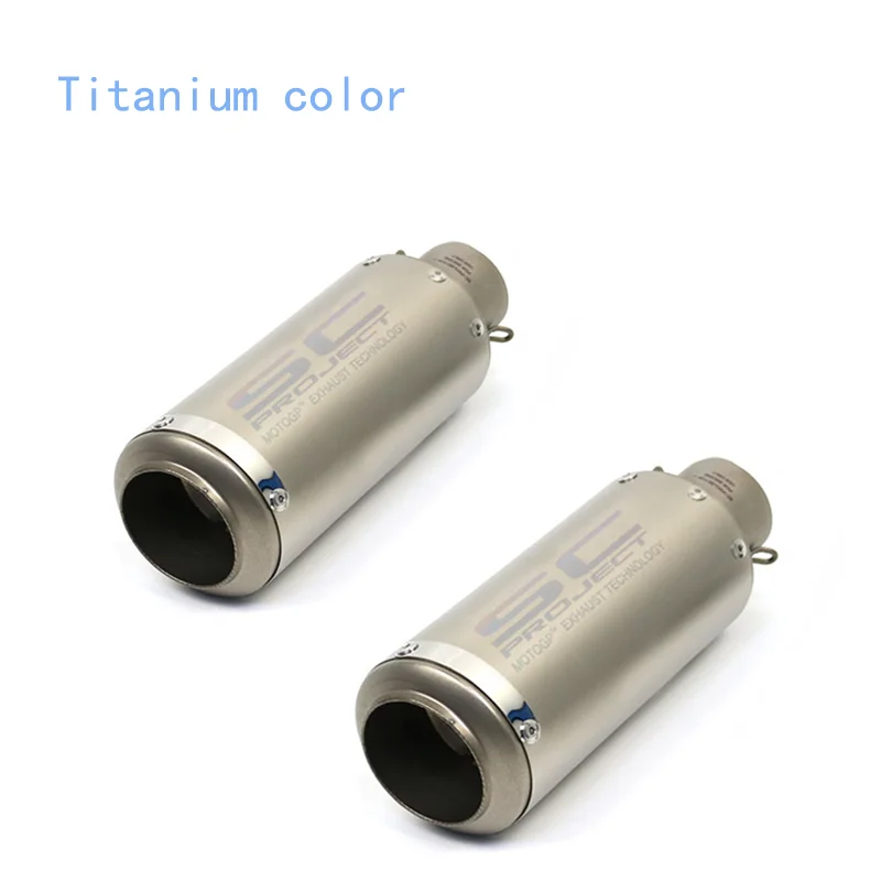 Tuyau d'échappement universel pour moto, 51mm, silencieux d'échappement, vente directe d'usine