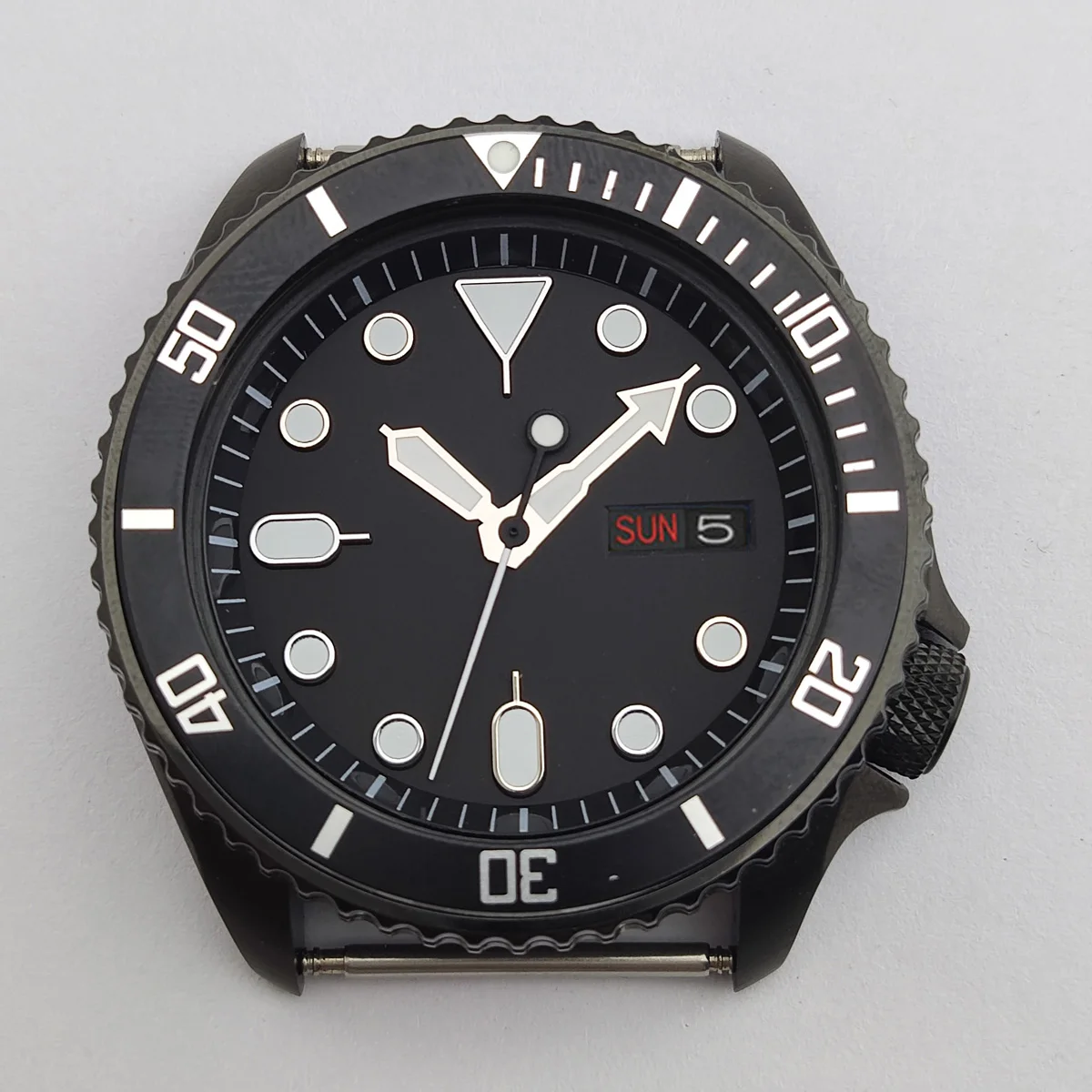 เคส NH35 Skx007 41mm แซฟไฟร์เคส nh36เคส nh35นาฬิกาชิ้นส่วน nh36 nh35เคลื่อนไหว nh35โลโก้ที่กำหนดเอง