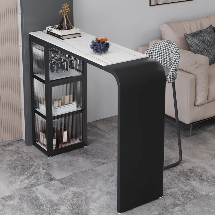 Bar table Household living room Sofa partition cabinet Modern simple leisure small desk Mini bar table Balcony bar