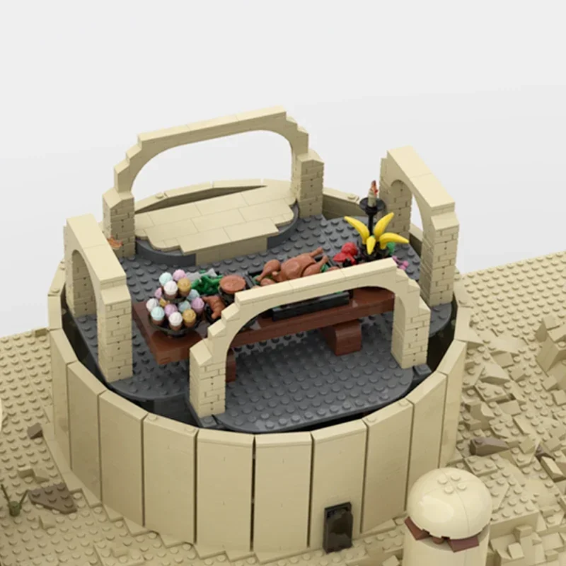 Modelo de película estrella, ladrillos de construcción Moc, tecnología de palacio de tatuaje del desierto, bloques modulares, regalos, juguetes de Navidad, conjuntos DIY de montaje