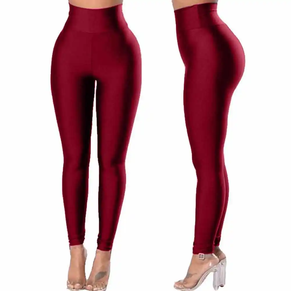 Leggings décontractés taille haute pour femmes, pantalons de Yoga, pantalons évasés de rue, détail brodé, fermeture à glissière, Thiened Fce