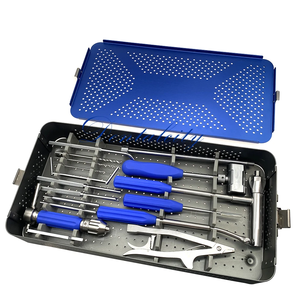 Orthopedic Elastic Stable Intramedullary nailing Set Veterinary Elastic Nail Instruments Nailing instruments set pet