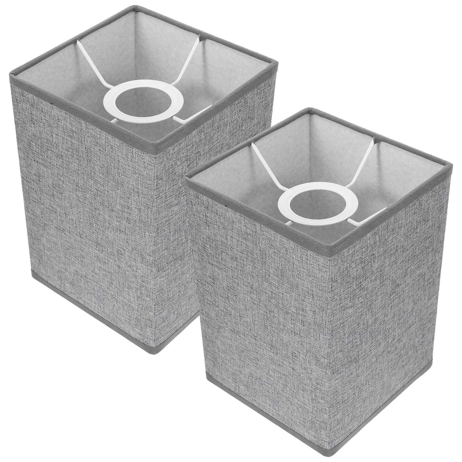 2 قطعة عاكس الضوء مربع المنزل غطاء خفيف النسيج الجدول مكتب الكتان الظل استبدال الغبار برهان عيون لينة واقية غرفة الدراسة