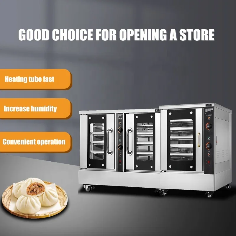 Vertical Proofer Cabinet Fermentation Dough Proofing Cabinet Pastry Oven Bread Proofer Machine