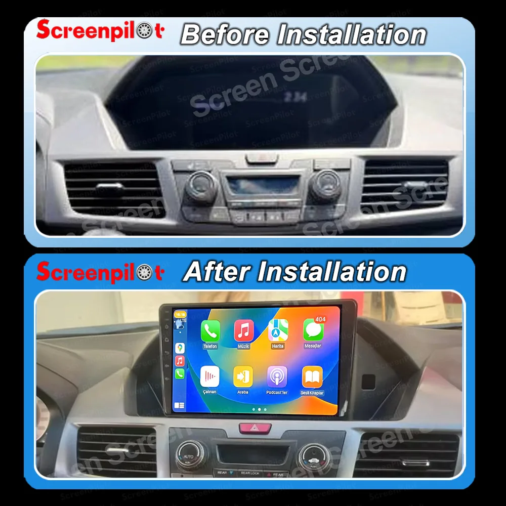 Android Car Radio For Honda Odyssey US Version 2010 2011 2012 2013 2014 2015 2016 2017 Carplay Stereo Player WIFI  Autoradio GPS