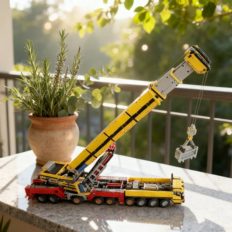 

5829pcs MOC LTM Crane 3 Designed By Peteria Technical Model Building Blocks Construction Christmas Gifts Toy Creative DIY Idea