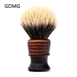 GDMG 전체 면도 브러시, SHD 최고급 3 밴드, 오소리 머리 매듭, 클래스 A 전구 유형 및 컬러 회전 목마 핸들