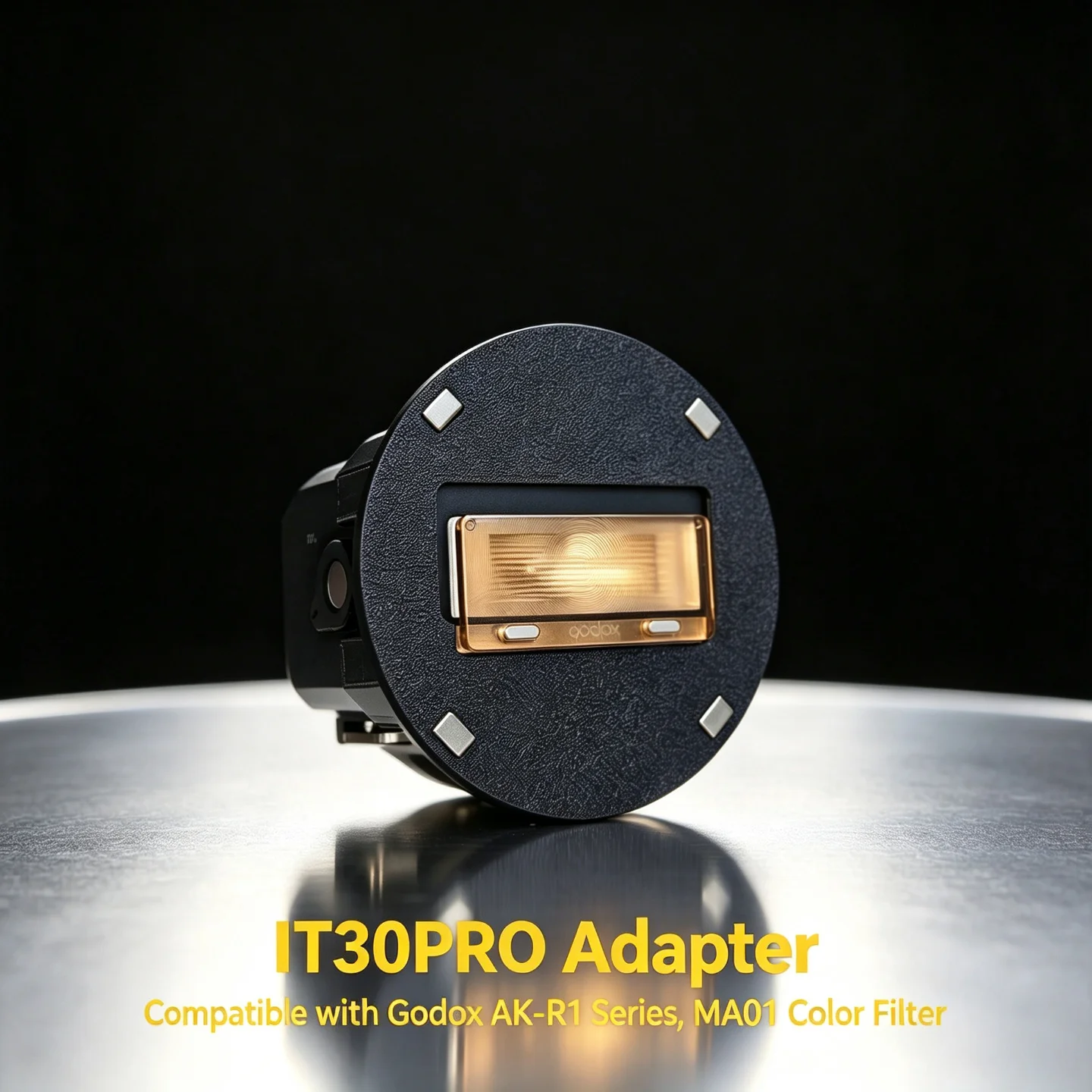 IT30PRO Magnetic Flash Adapter Ring for Godox AK-R1 Series, Quick Release Diffuser & Light Modifier Mount