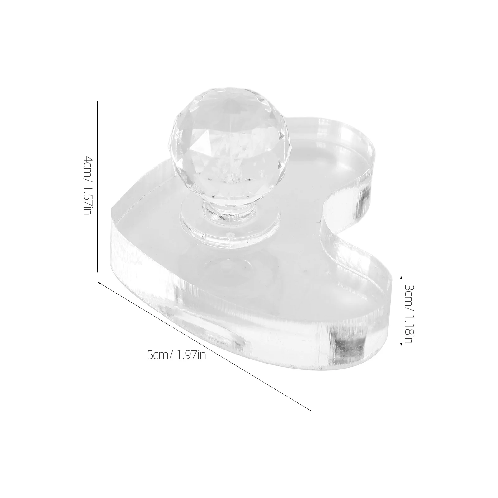 Pressing Tool Heart Shaped Mold for Blush Eyeshadow Highlighter DIY Compact Powder Stamper Makeup Accessory Seal