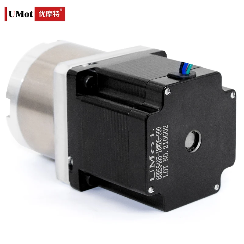 UMOT 60*55mm Nema 24 Planetary Gearbox Stepper Motor 3.6:1-77:1 Ratio Output Torque 6.16Nm-30Nm DC 3.5A Radial Load 300N Reducer