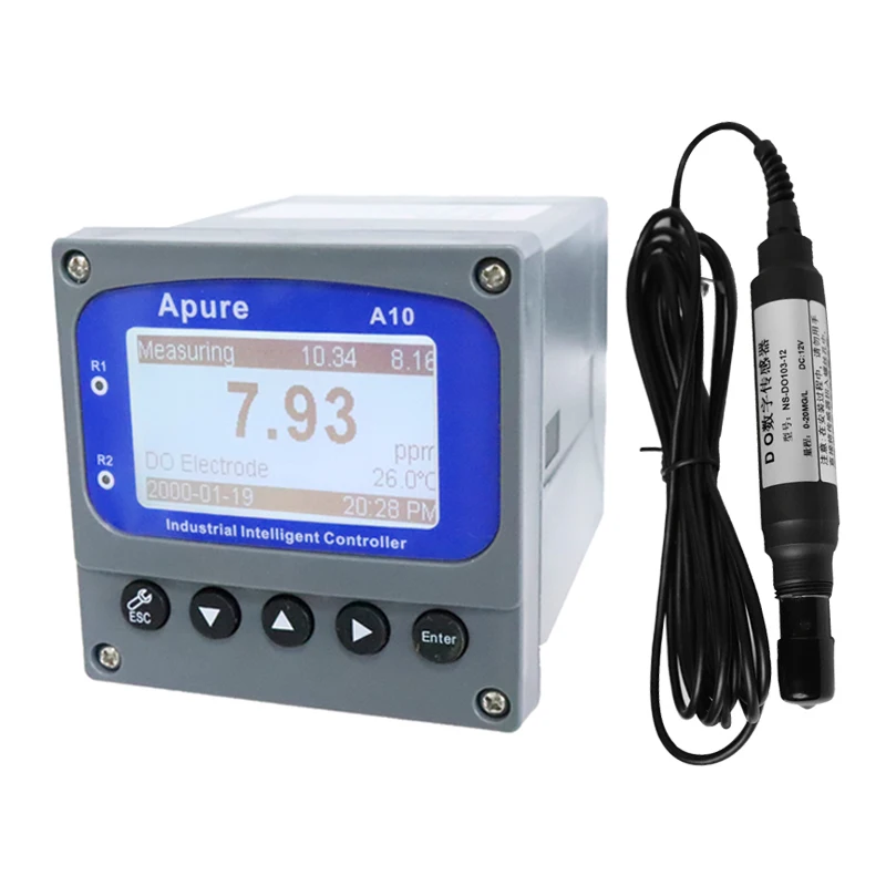 Portable Online Water Optical Dissolved Oxygene Meter With Sensor Probe