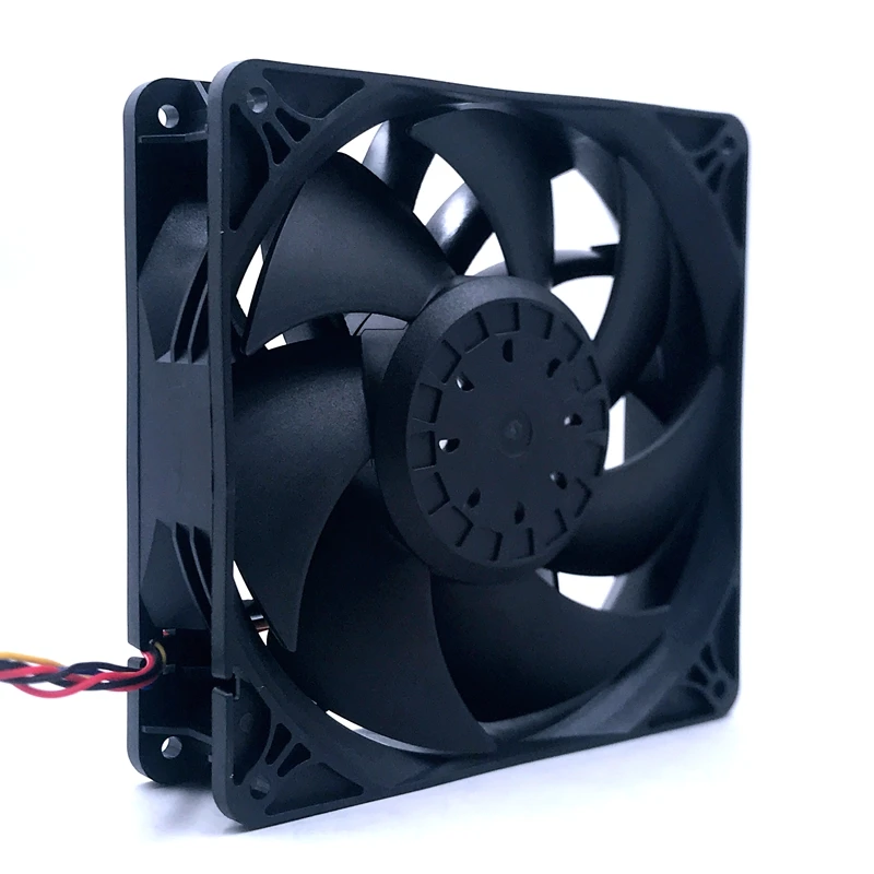 Baru Yang Kuat 6Pin Fan 140 Mm 14038 DC 12V 4A 5600 Rpm 280CFM untuk E9 + E10 Bitcoin Miner kipas Pendingin Mengganti PFM1412DE