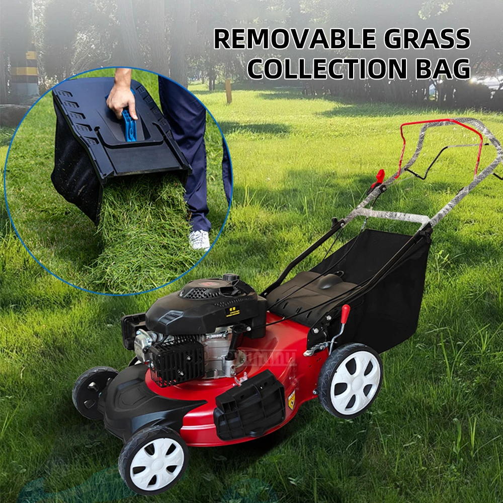 Home Use Agricultural Lawn Mower,Small Lawn Mower, Self-Propelled High-Horsepower Lawn Mower for Parks Residential Communities