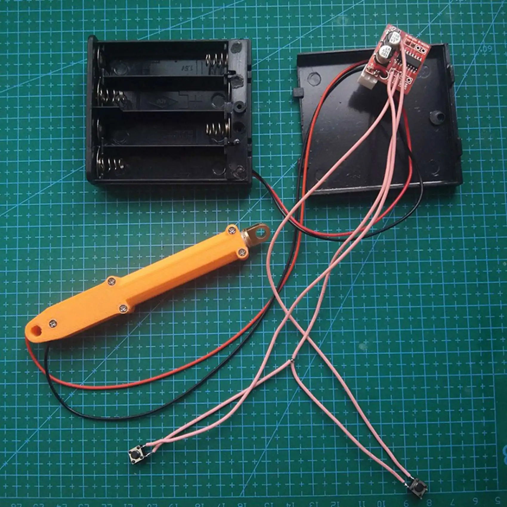 ABUM-2X N20 Electric Full Metal Push Rod Push Rod For Rc Excavator Dump Truck Metal Cylinder With Motor Drive Board -6V
