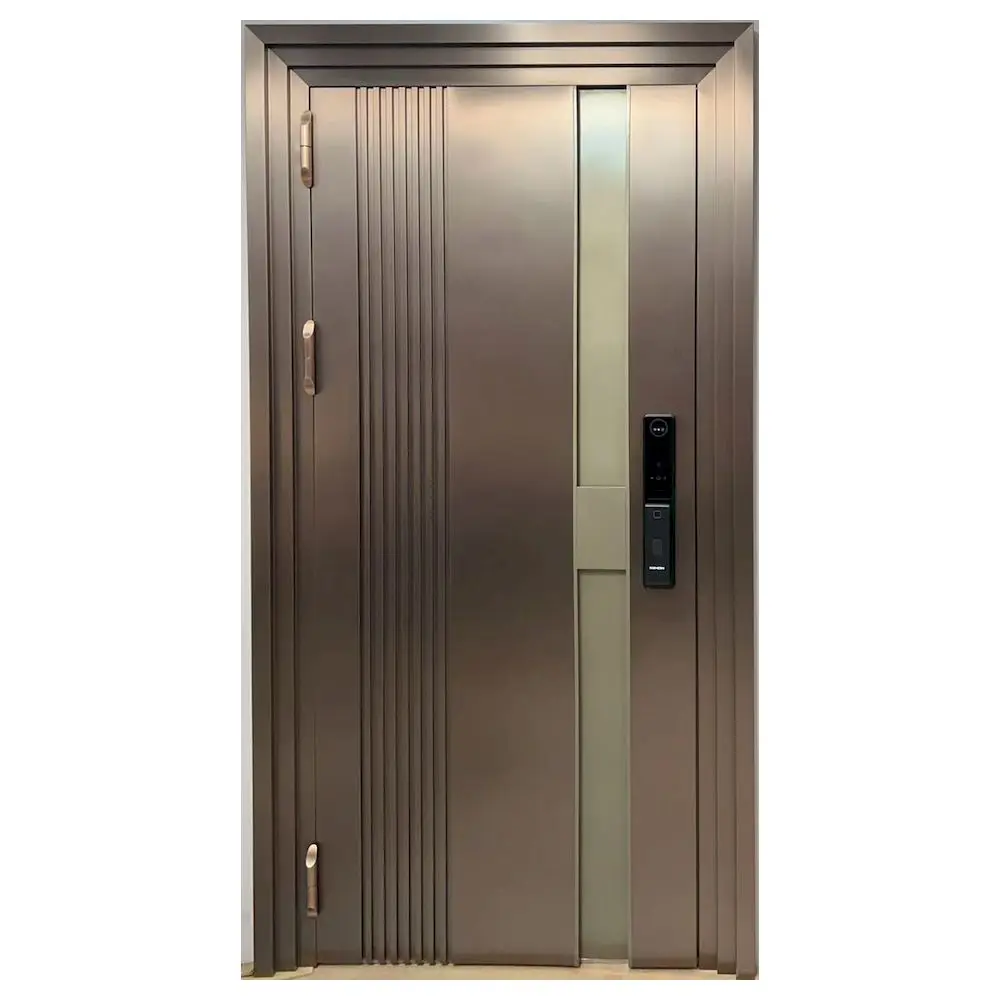 Customization Residential Stainless Steel Security Door With Fingerprint Lock - Anti-Theft Stainless Steel Door