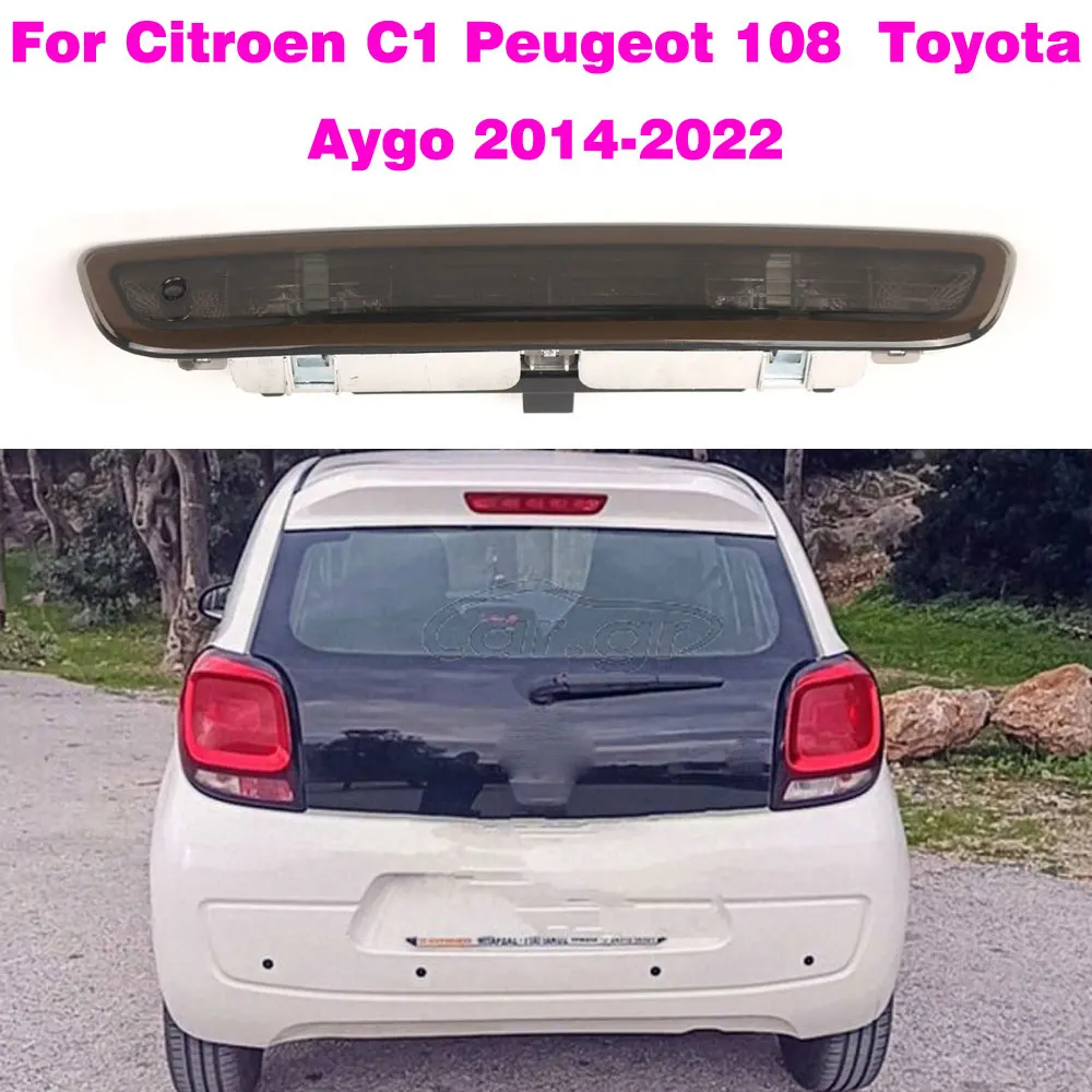 

B000878980 Светодиодный стоп-сигнал высокого уровня для PEUGEOT 108 2014-2023 Светодиодный дополнительный стоп-сигнал для CITROEN C1 Mk2 2014-2023
