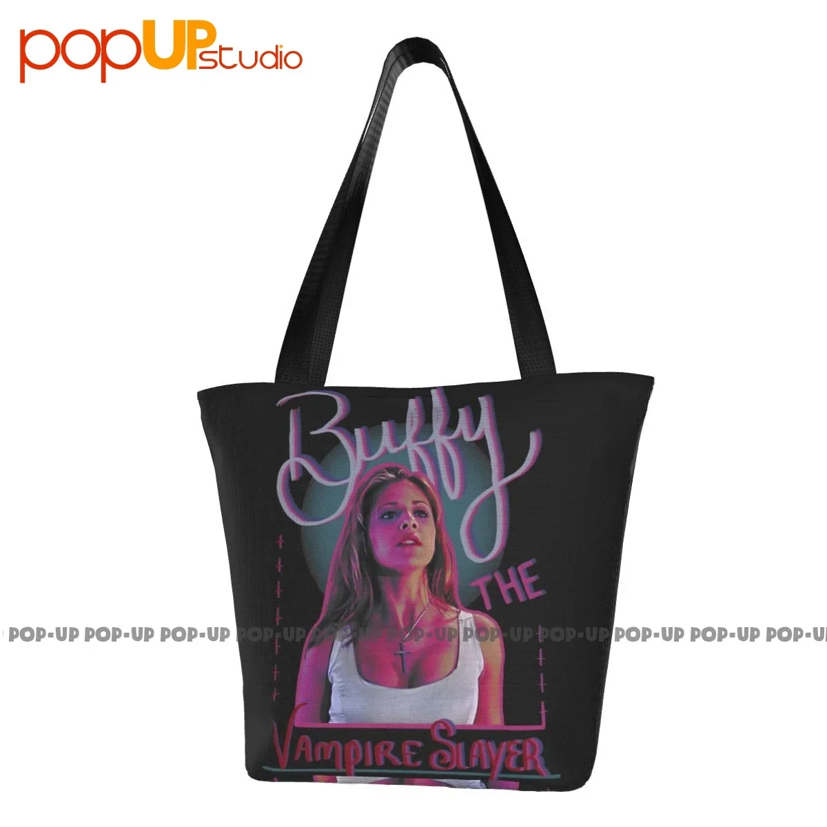 

Баффи, истребительница вампиров P-106, милые сумки, портативная сумка для покупок, устойчивая к разрыву