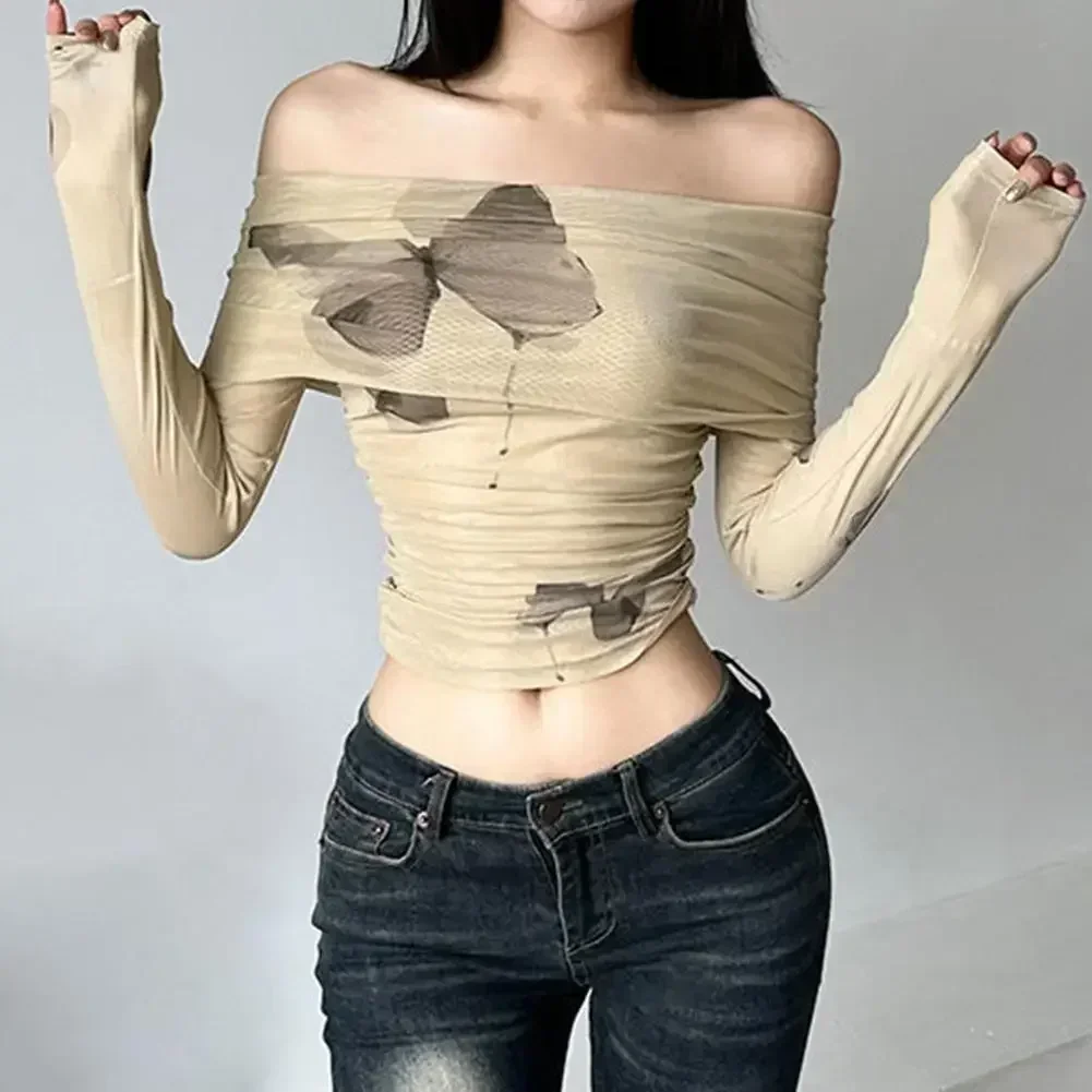 

Printed Summer Top Ladies Casual Shirt Casual Outings Brand New Condition Medium Stretch Polyester Fabric Solid Color Design