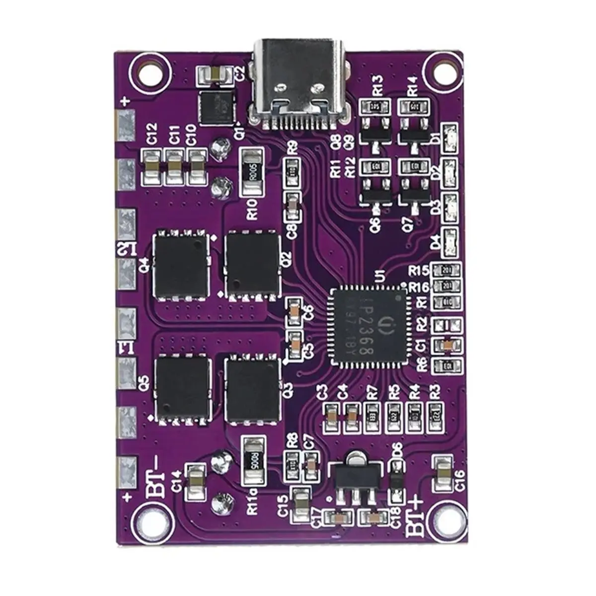 A003 IP2368 Bidirectional 100W Fast Charging Module -Boost Type-C 5S Lion Battery High-Power Fast Charging Board
