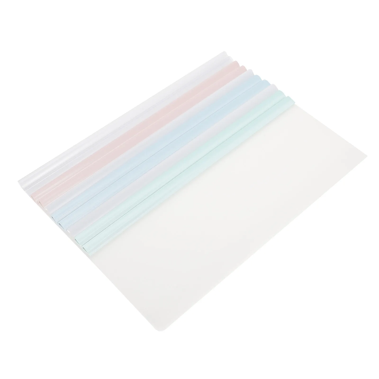 

10Pcs A4 Document Folders Sliding Bar Holders Lightweight Chic Design File Organizer for Office School Home Storage Secure Neat