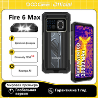 Global Version DOOGEE Fire 6 Max 5G Rugged Phone Dimensity 7050 6.72\