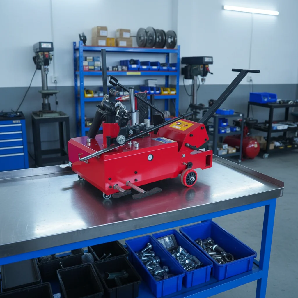 Portable Truck Electric Tire Changer Automatic Remote Control Truck Bus Vacuum Tire Picking Machine