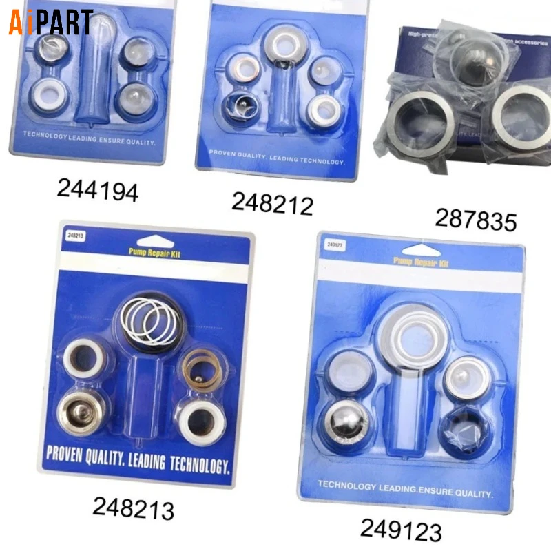 

244194/248212/287835/248213/249123 Airless Sprayers Pump Repair Kit Seal Gasket Filter Pump Plunger Rod 395 695 833 5900 7900