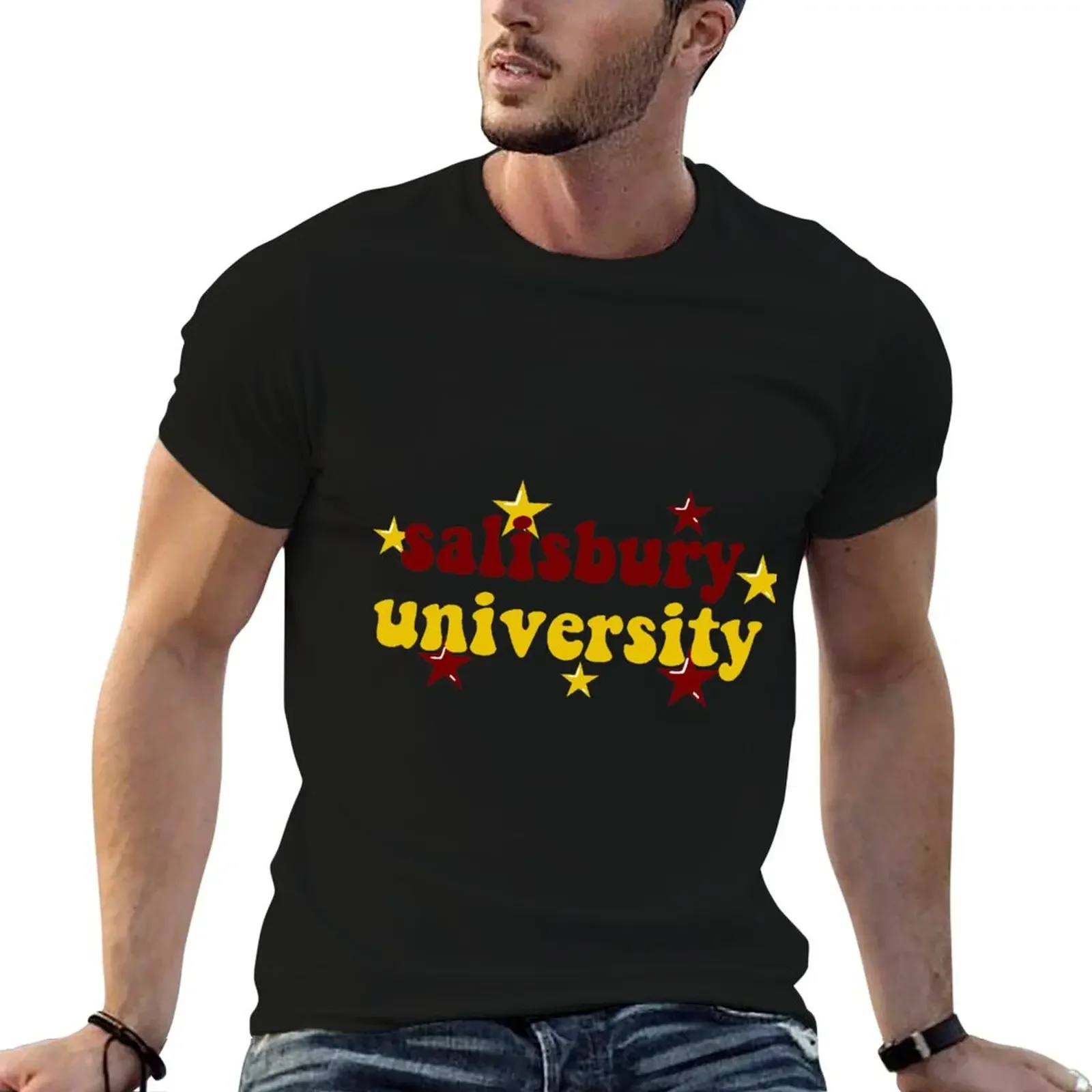 salisbury university T-Shirt plus sizes baggy shirts sports fans essential t shirt mens graphic t-shirts hip hop