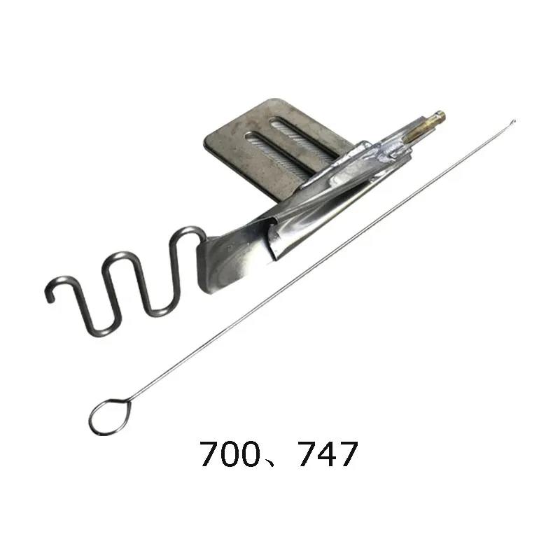 

Spaghetti Folder Makes Tube String Spaghetti Attachment for Industrial Overlock Sewing MachineHidden Thread Turn Over Draw Tube