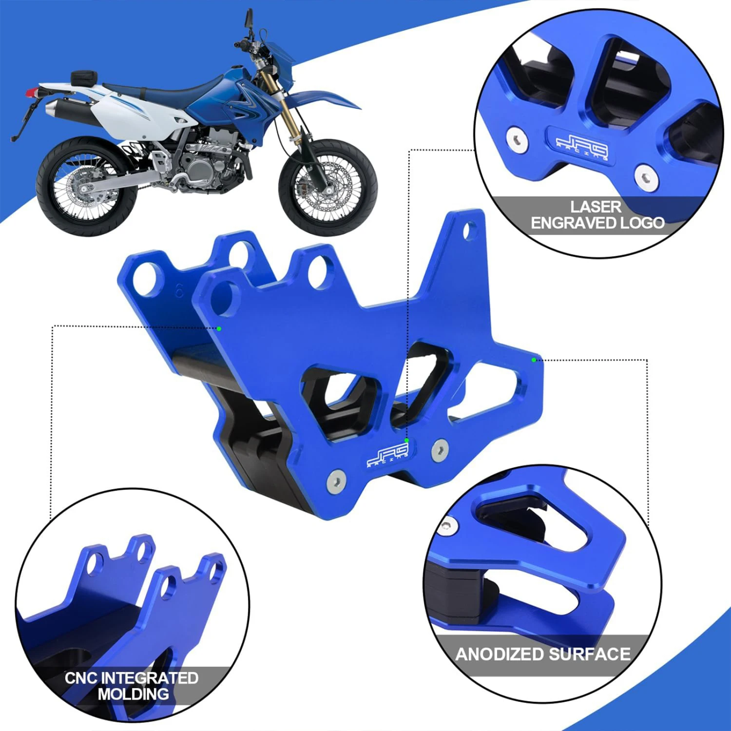 For Yamaha WR YZ YZF 250 400 450 Suzuki RM RMZ 125 250  Chain Guard Guide Protector Motorcycles Sprocket Cover Motobike Parts