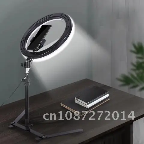 26CM Ring Light Lamp Fill Live Photography Lighting Phone Ringlight Tripod Stand Photo Led Selfie Bluetooth for TikTok Youtube