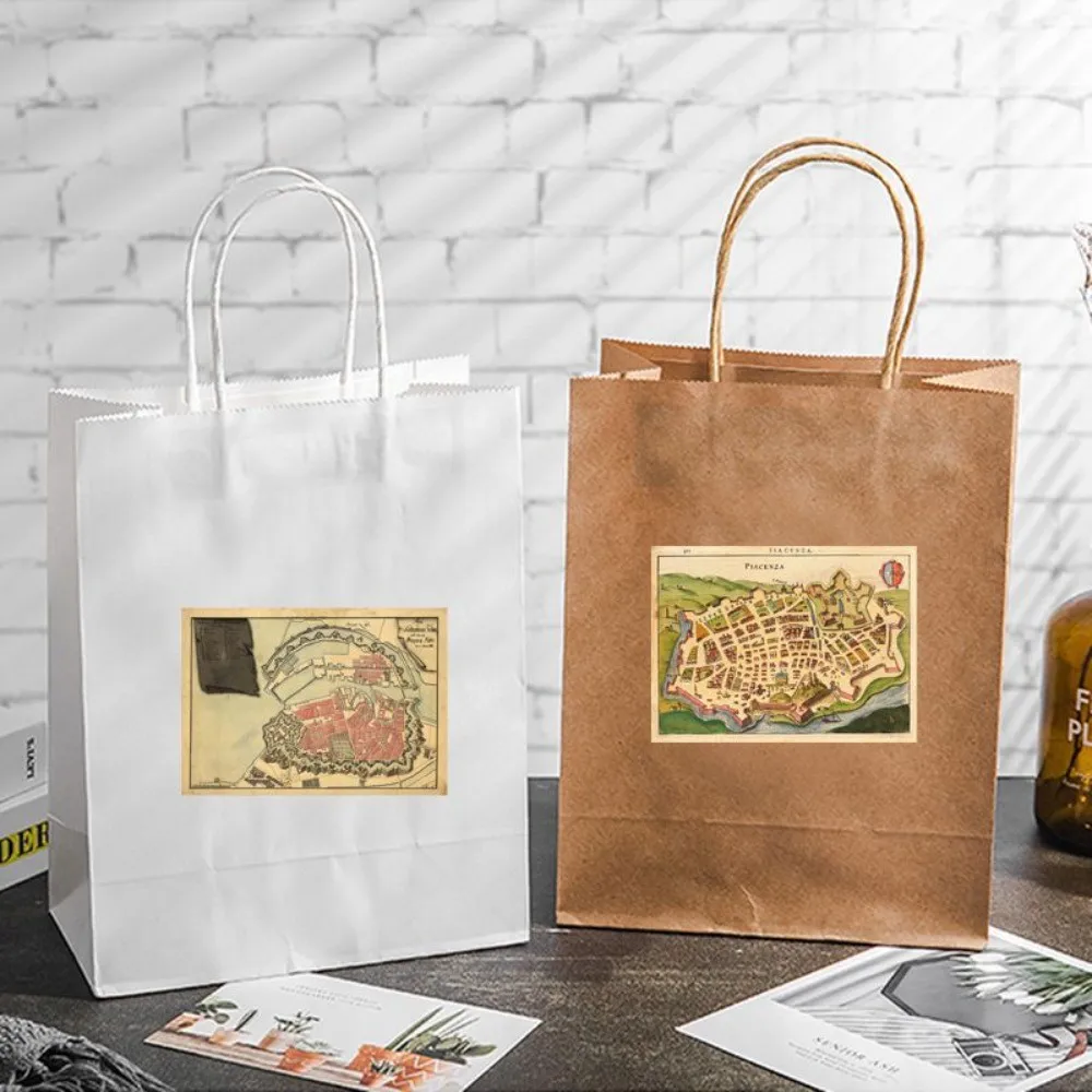 55 قطعة من ملصقات مجلة الخريطة البحرية ذات الورقة الكبيرة - متجر ملصقات BulingBulingBulingStickers كبير الحنين المقاوم للماء #3