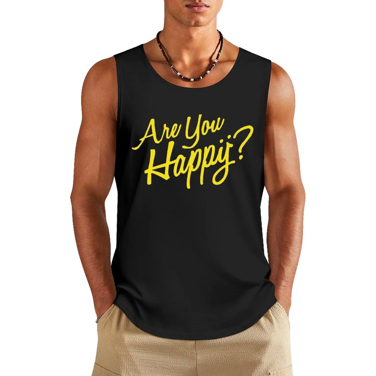 Arashi - Are You Happ?? Tank Top gym training accessories T-shirt male