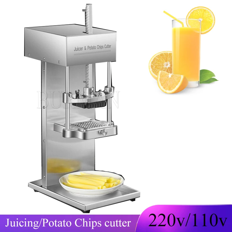 Electric Juicing Potato Chips Cutter Pomegranate Orange Lemon  Press Extruder Commercial Large Caliber