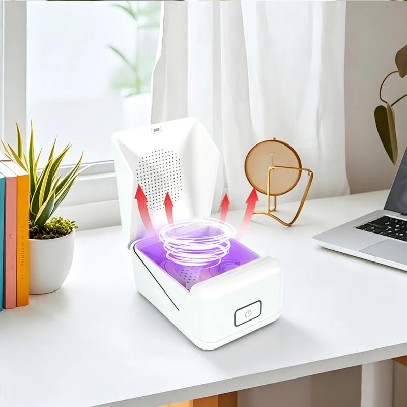 New Electronic Sound Aids Dehumidifier Dryer Ultra Violet-LED Remove Sweat Moisture Hearing Aid Care Accessory Drying Case