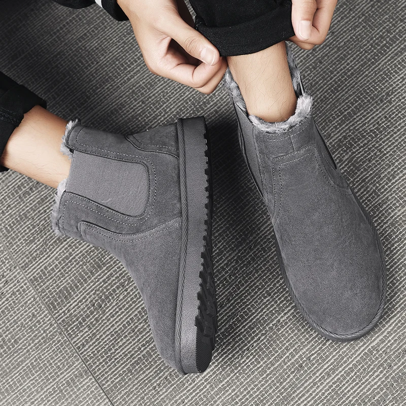 

2025 Unisex Winter Shoes Snow Boots Men Women Outdoor Shoe For Man Fur Warm Footwear Boot Comfortable Sneaker Boots For Woman