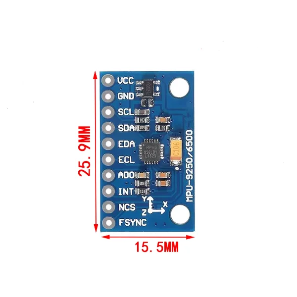 MPU6500 DC 3V-5V GY-6500 6DOF 6-axis 6-axis Attitude Acceleration Gyro Sensor Module