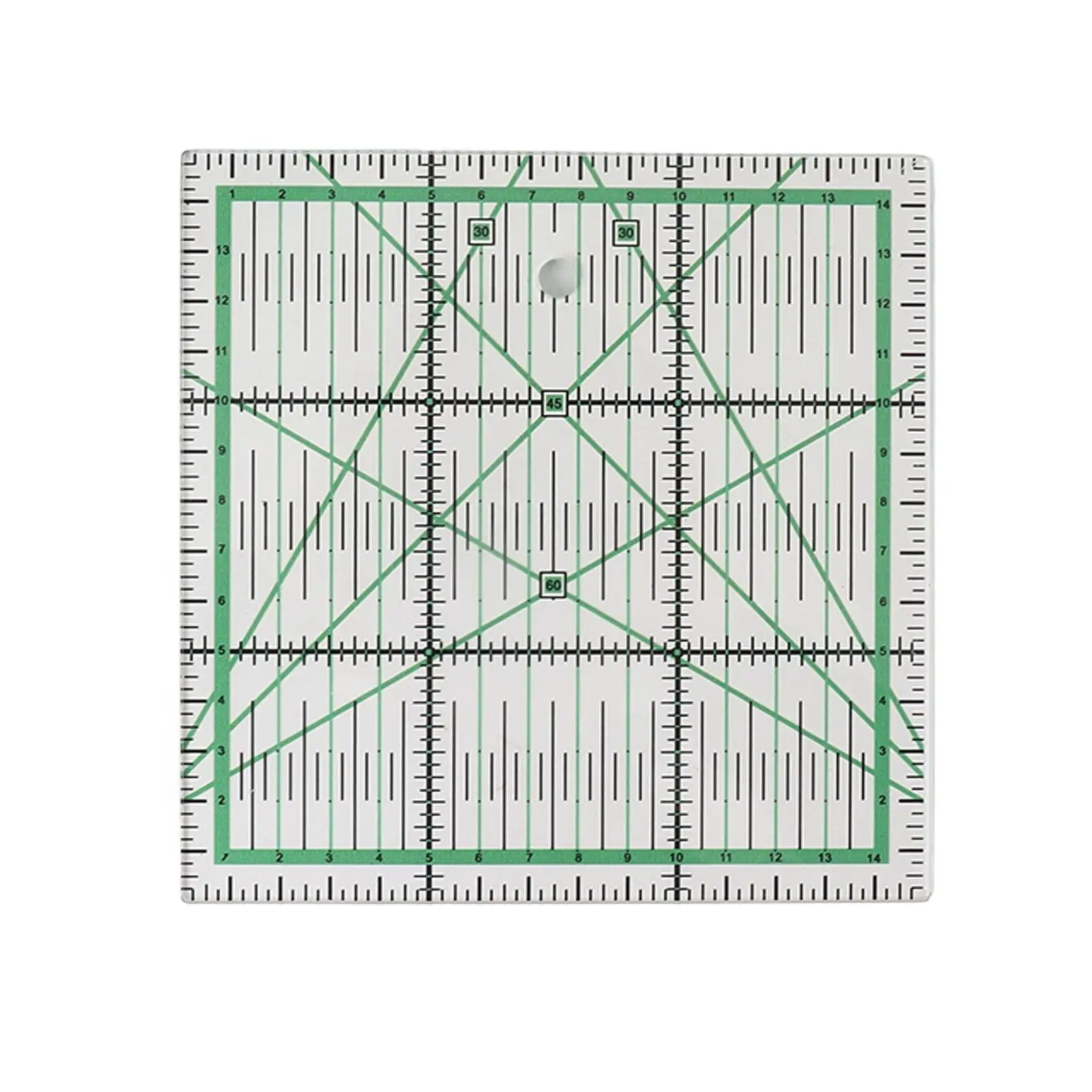 Transparent Acrylic Quilt Ruler with Precise Scales - Time-Saving Grid for Accurate Measuring & Cutting