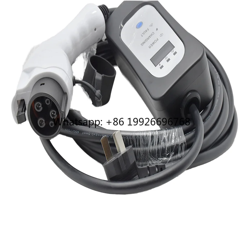 

16A 5 Pin Electric Male Cemale SAE J1772 EV Connector New Automotive Terminals Cable